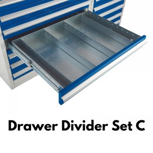 Euroslide Storage Cabinet 6 Drawer 825mm